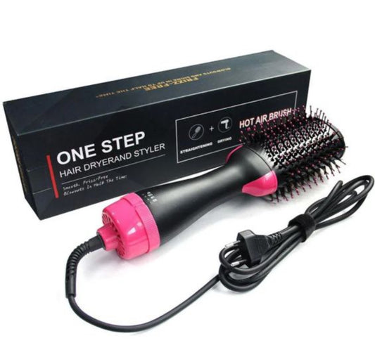 Cepillo Secador Cabello Voluminizador 3 En 1